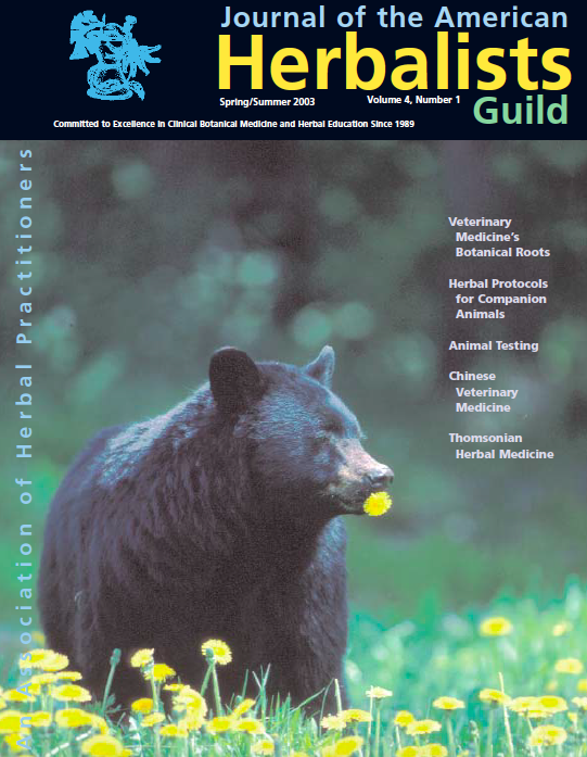 JAHG Volume 4: Number 1/Summer 2003